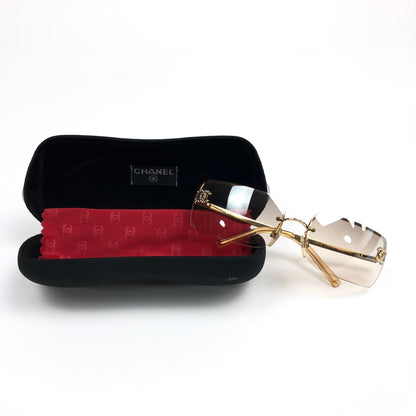 CHANEL RIMLESS SUNGLASSES