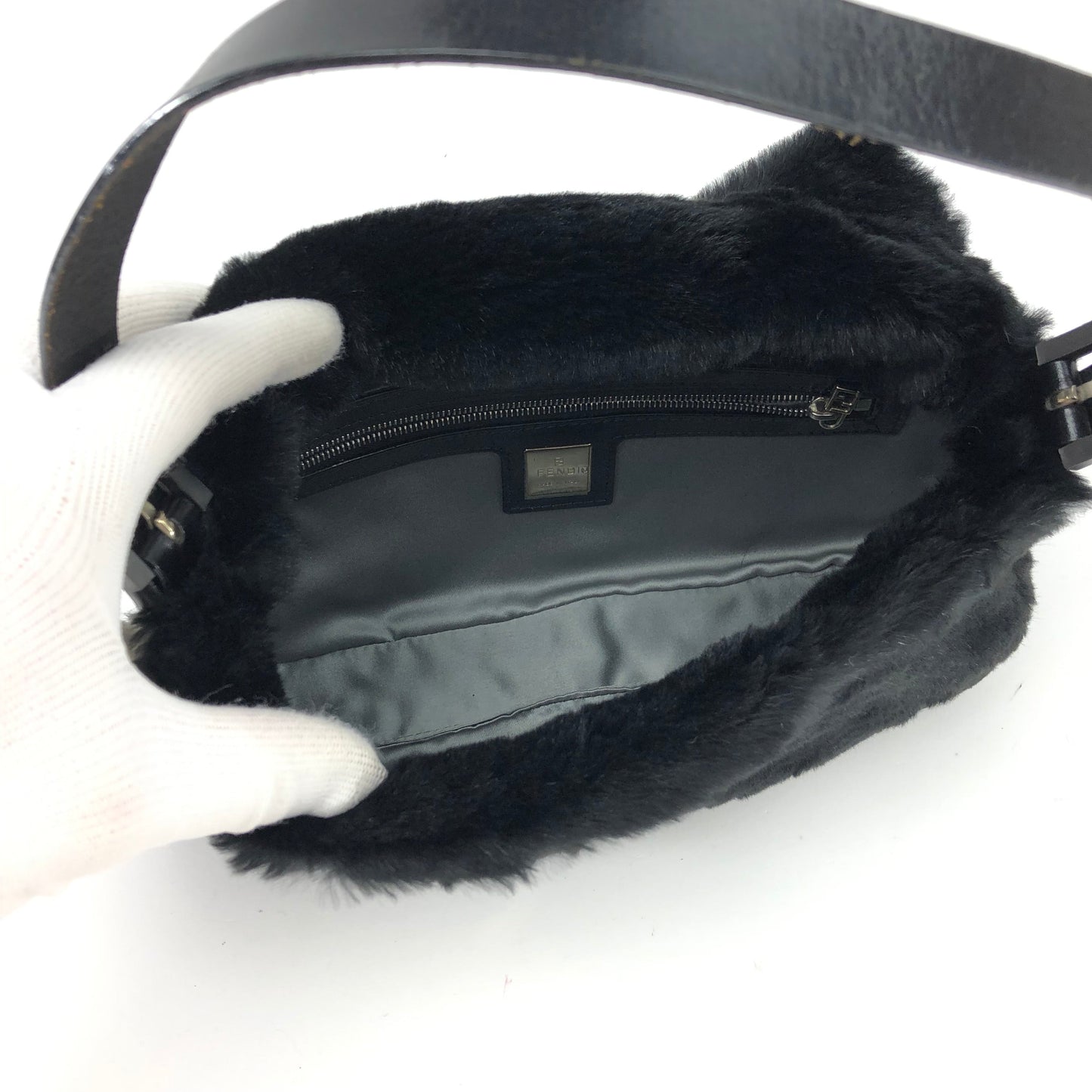 FENDI MINK FUR BAGUETTE BAG