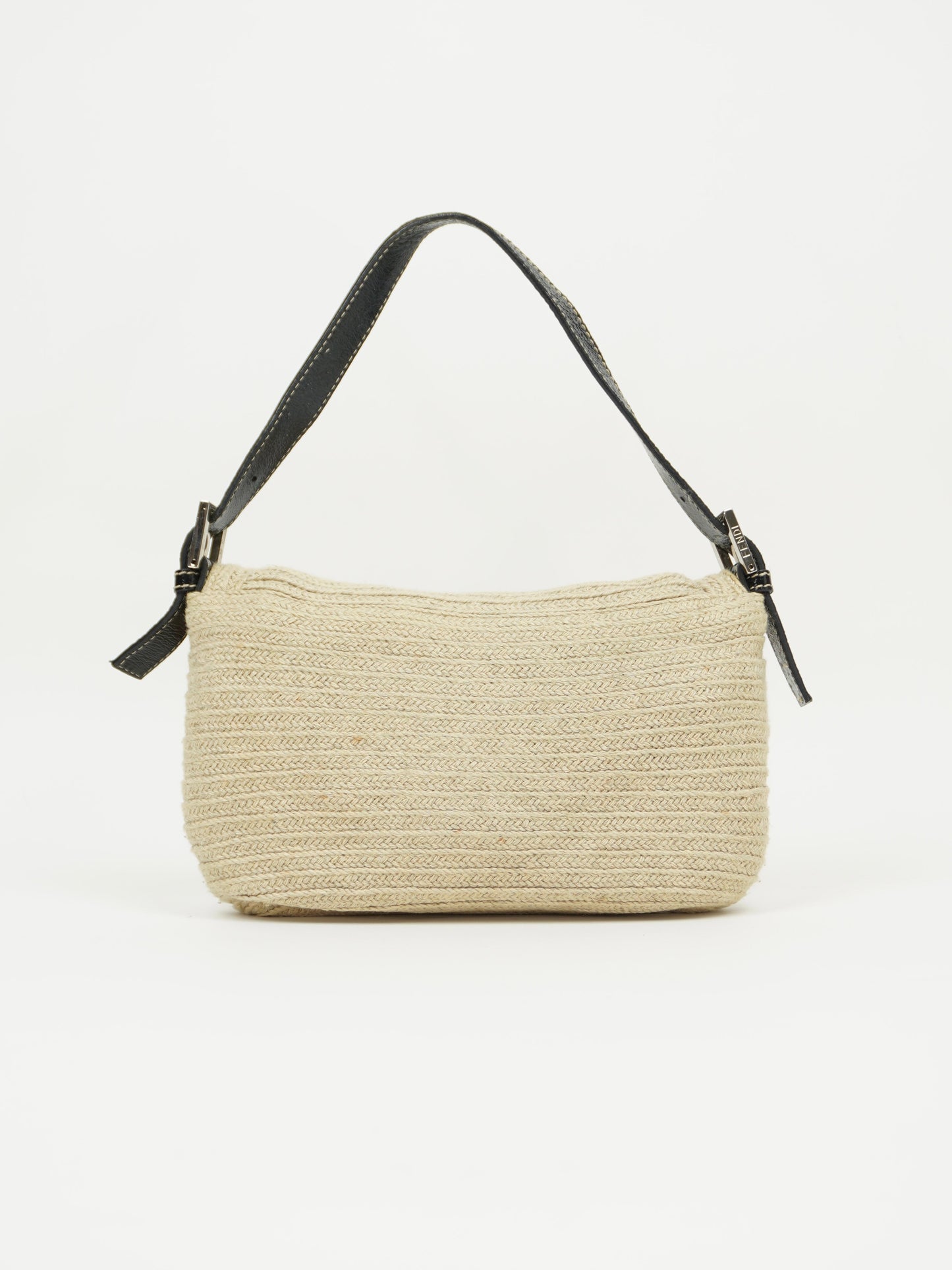 FENDI CROCHET BAGUETTE WITH DIAMANTÉ BUCKLE