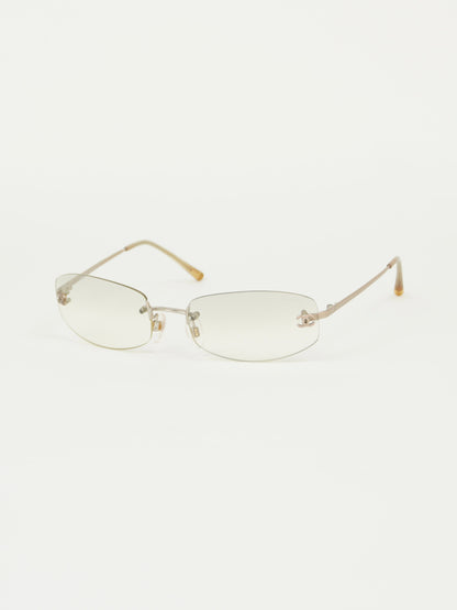 CHANEL RIMLESS SUNGLASSES
