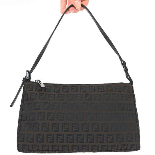 FENDI ZUCCA SHOULDER BAG