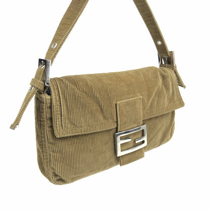 FENDI CORDUROY BAGUETTE BAG