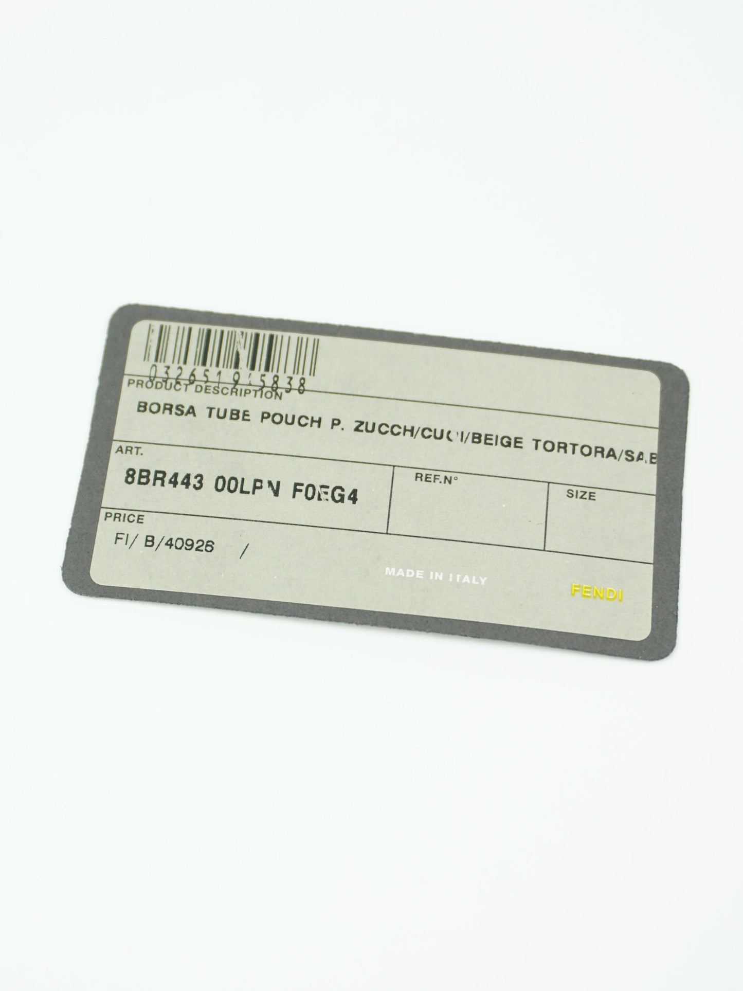 FENDI ZUCCA SHOULDER BAG