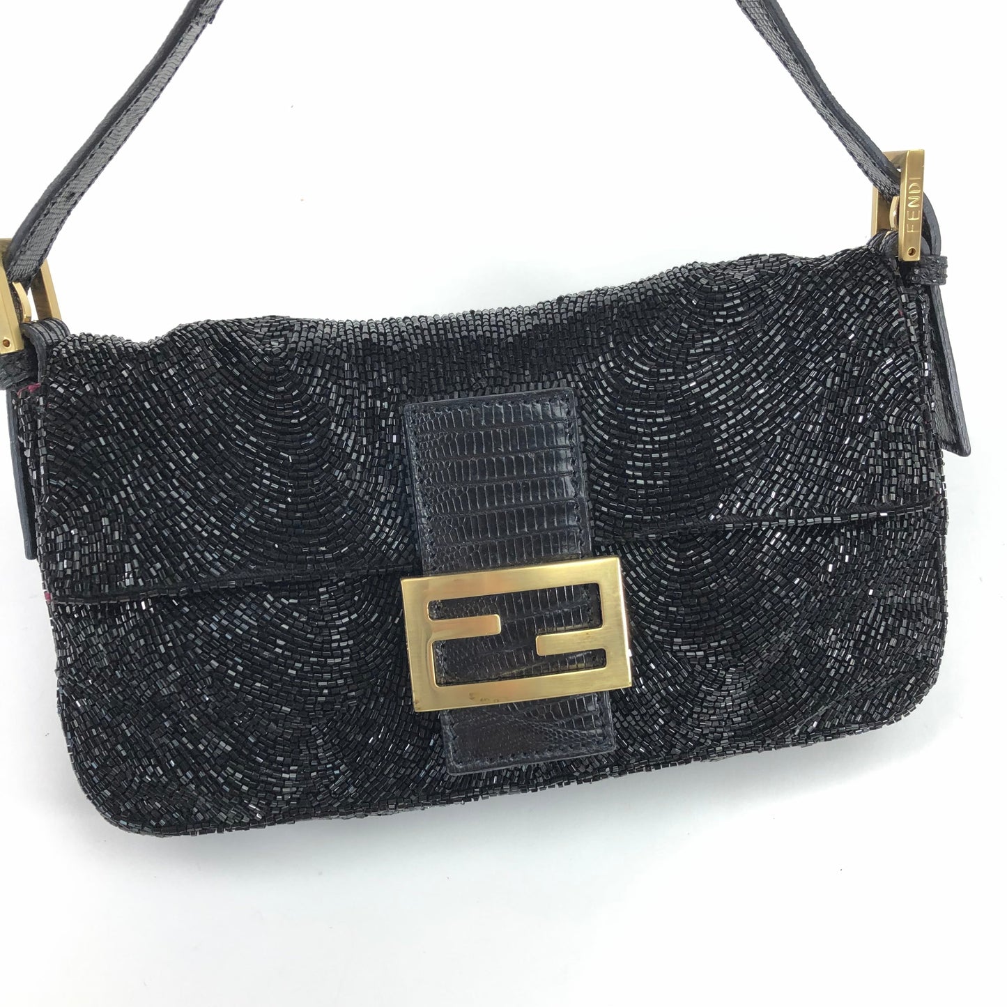 FENDI BEADED BAGUETTE BAG