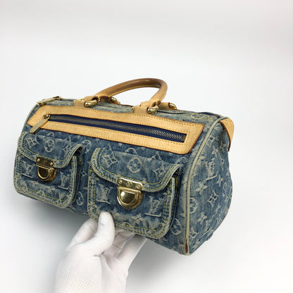 LOUIS VUITTON NEO SPEEDY DENIM BAG