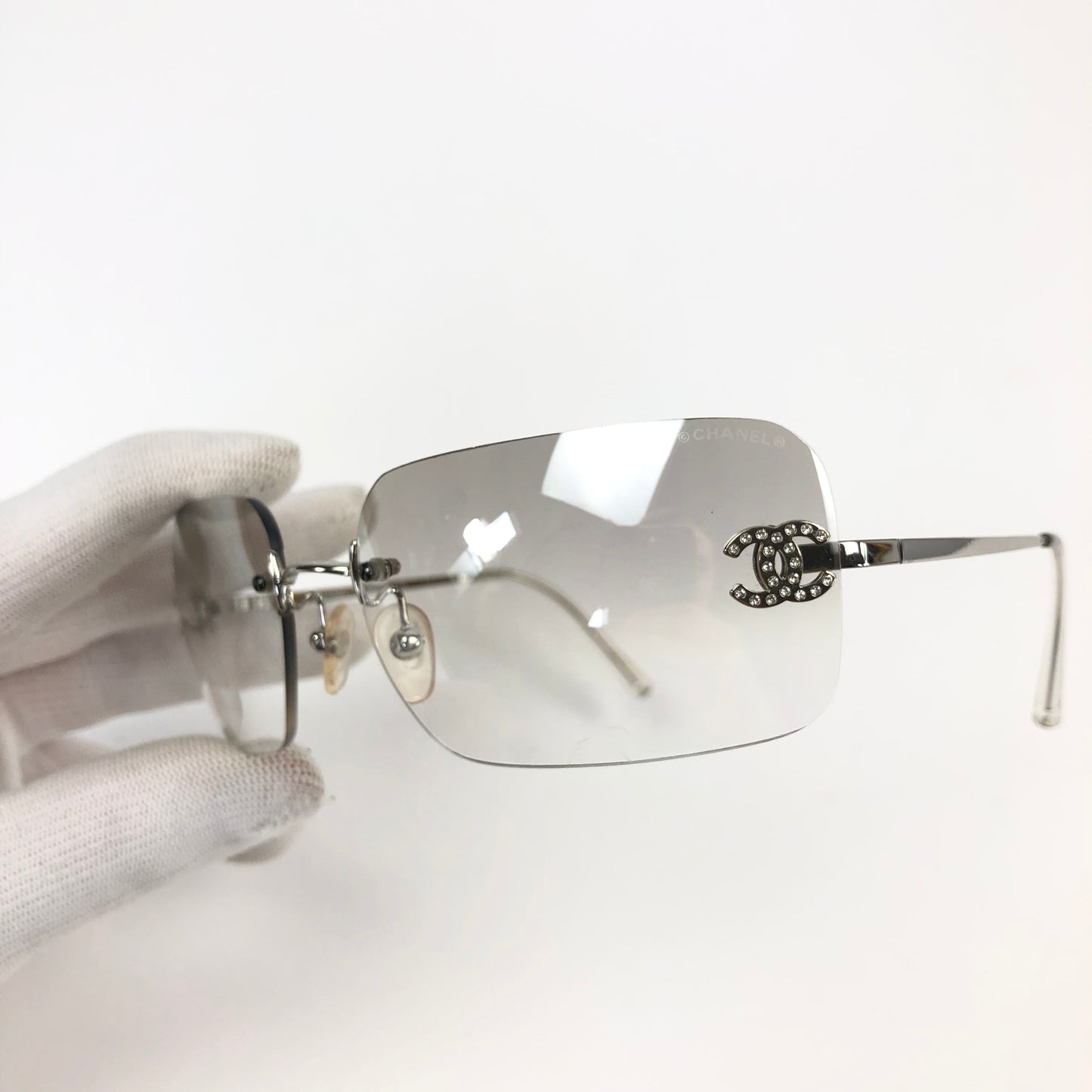 CHANEL RIMLESS SUNGLASSES