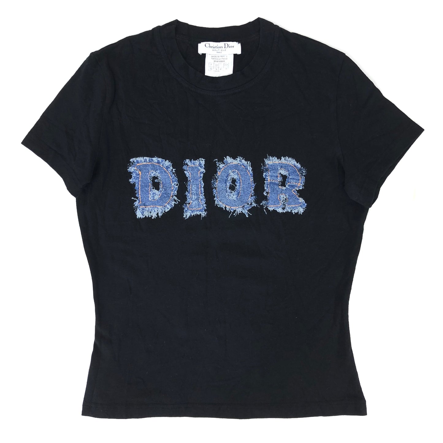 CHRISTIAN DIOR DENIM PRINT T-SHIRT