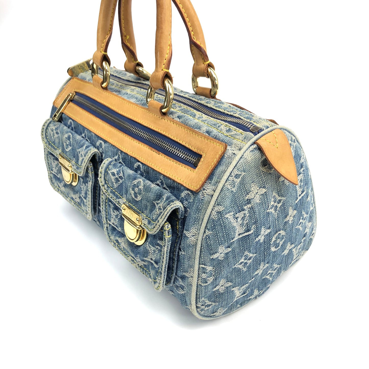 LOUIS VUITTON NEO SPEEDY DENIM BAG