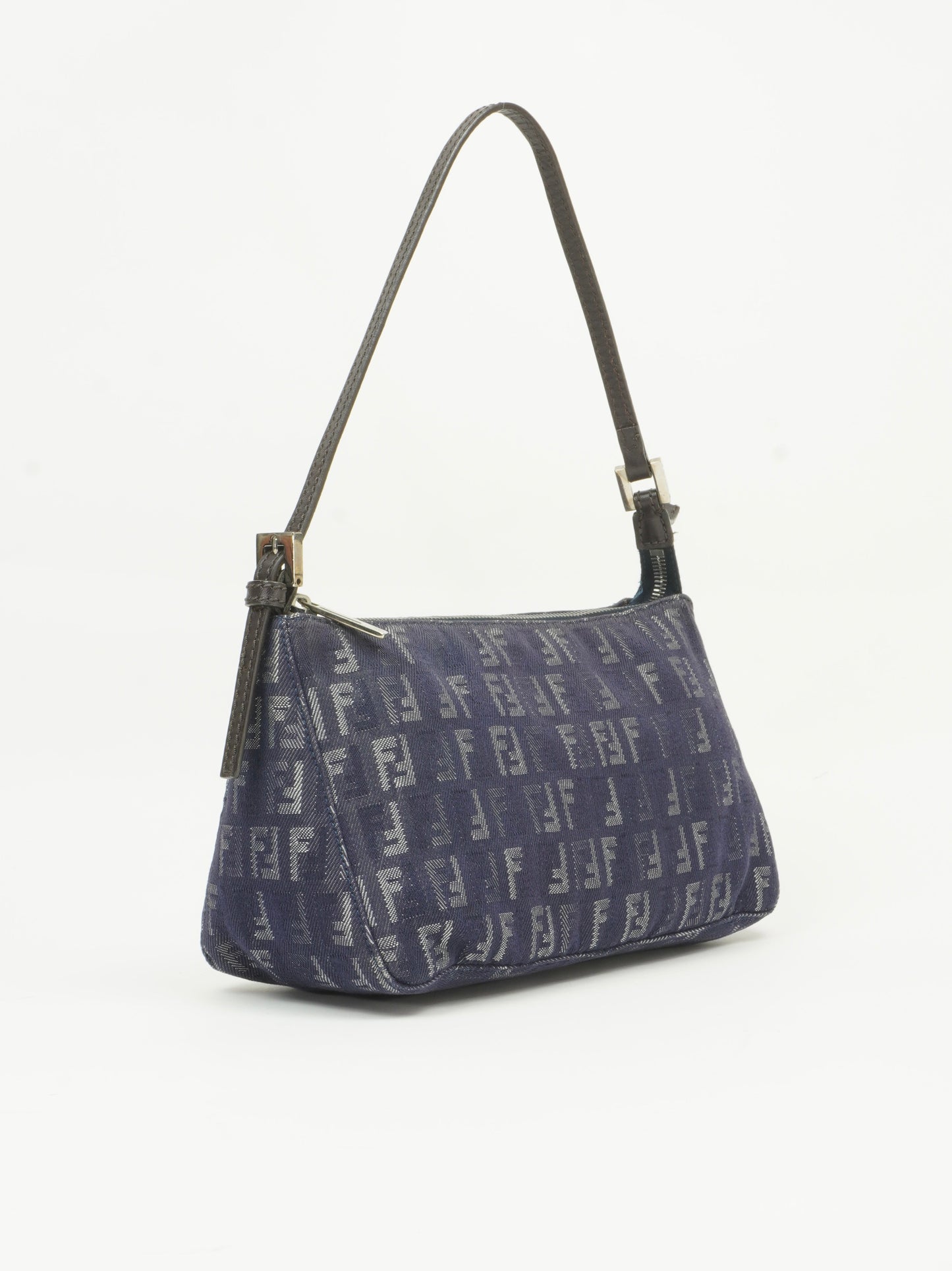 FENDI DENIM ZUCCA SHOULDER BAG