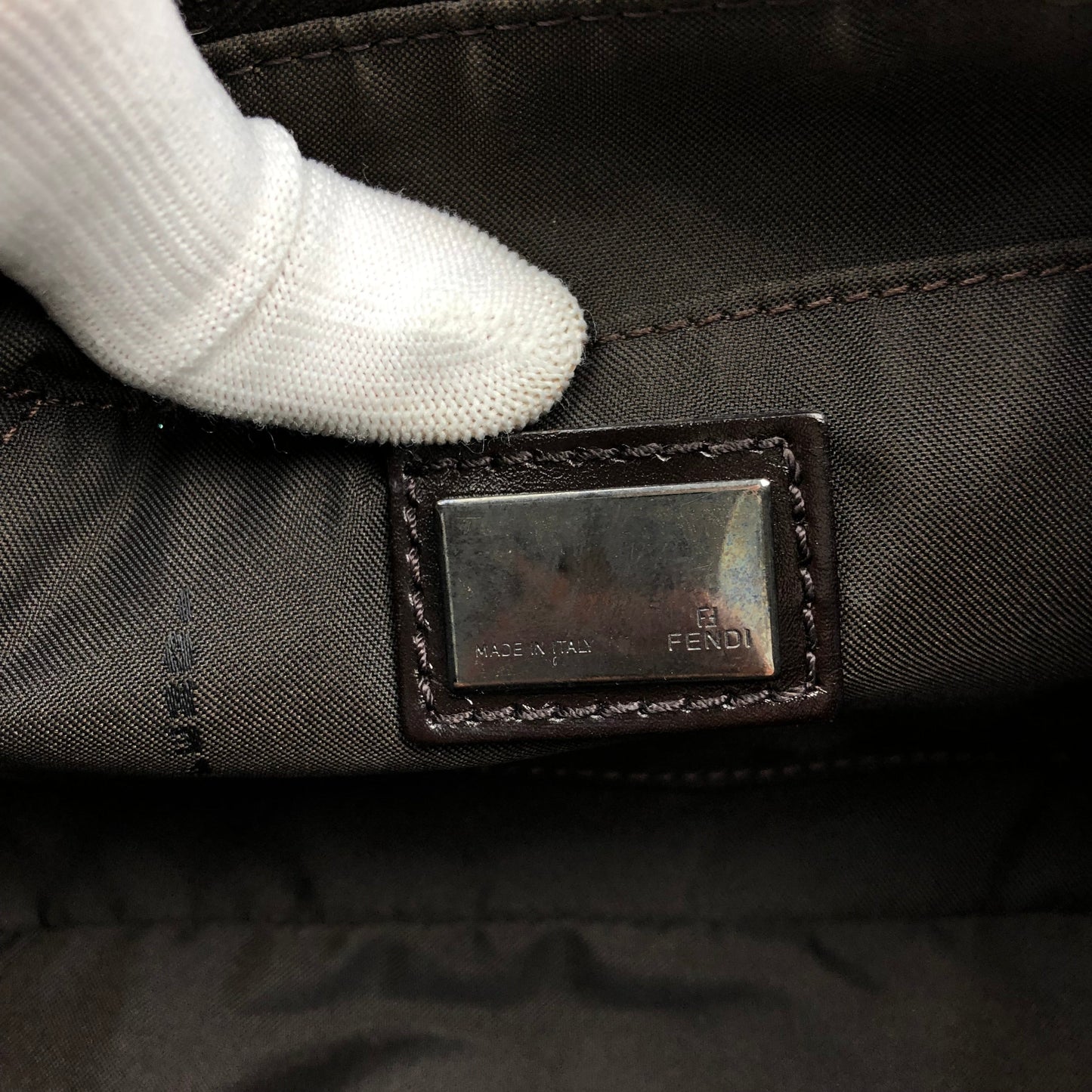 FENDI ZUCCA SHOULDER BAG