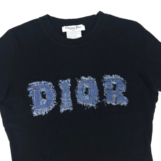 CHRISTIAN DIOR DENIM PRINT T-SHIRT