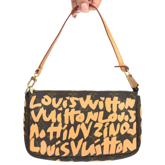 LOUIS VUITTON STEPHEN SPROUSE GRAFFITI POCHETTE BAG