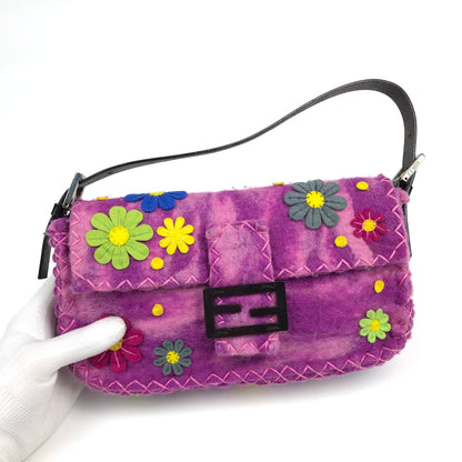 FENDI FELT BAGUETTE BAG