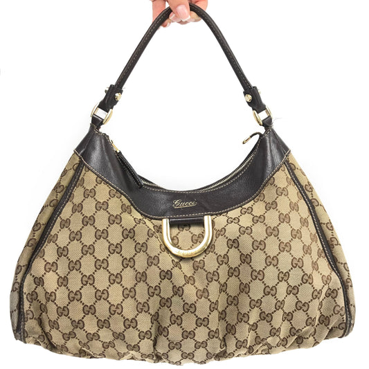 GUCCI MONOGRAM ABBEY BAG