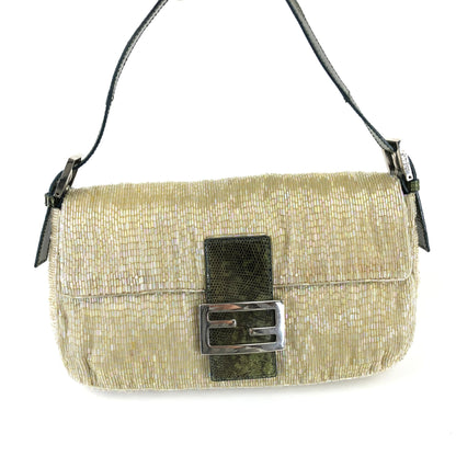 FENDI BEADED BAGUETTE BAG