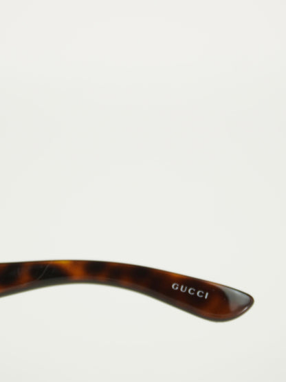 GUCCI TORTOISE SHELL SUNGLASSES