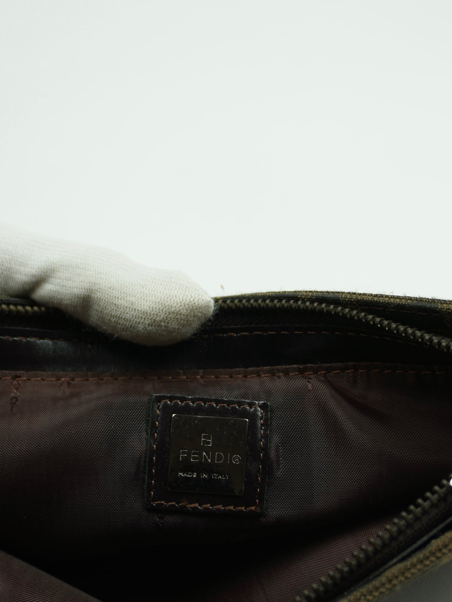 FENDI ZUCCA SHOULDER BAG