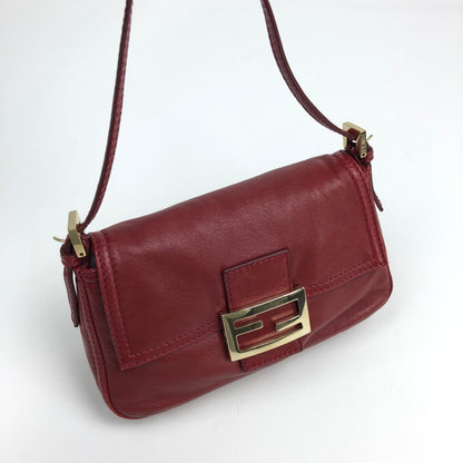 FENDI LEATHER BAGUETTE BAG