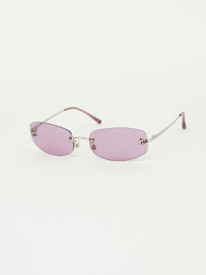 CHANEL RIMLESS SUNGLASSES