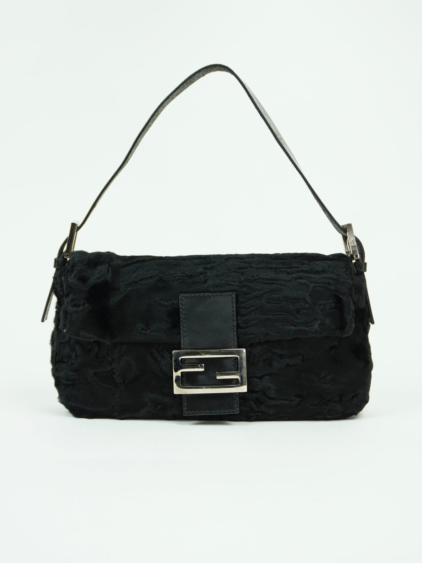 FENDI PERSIAN LAMB FUR BAGUETTE