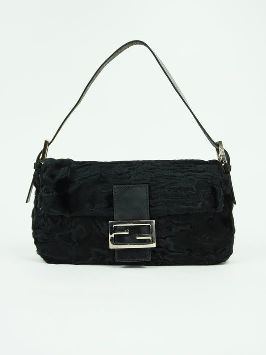 FENDI PERSIAN LAMB FUR BAGUETTE