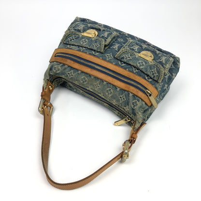 LOUIS VUITTON BAGGY PM DENIM SHOULDER BAG