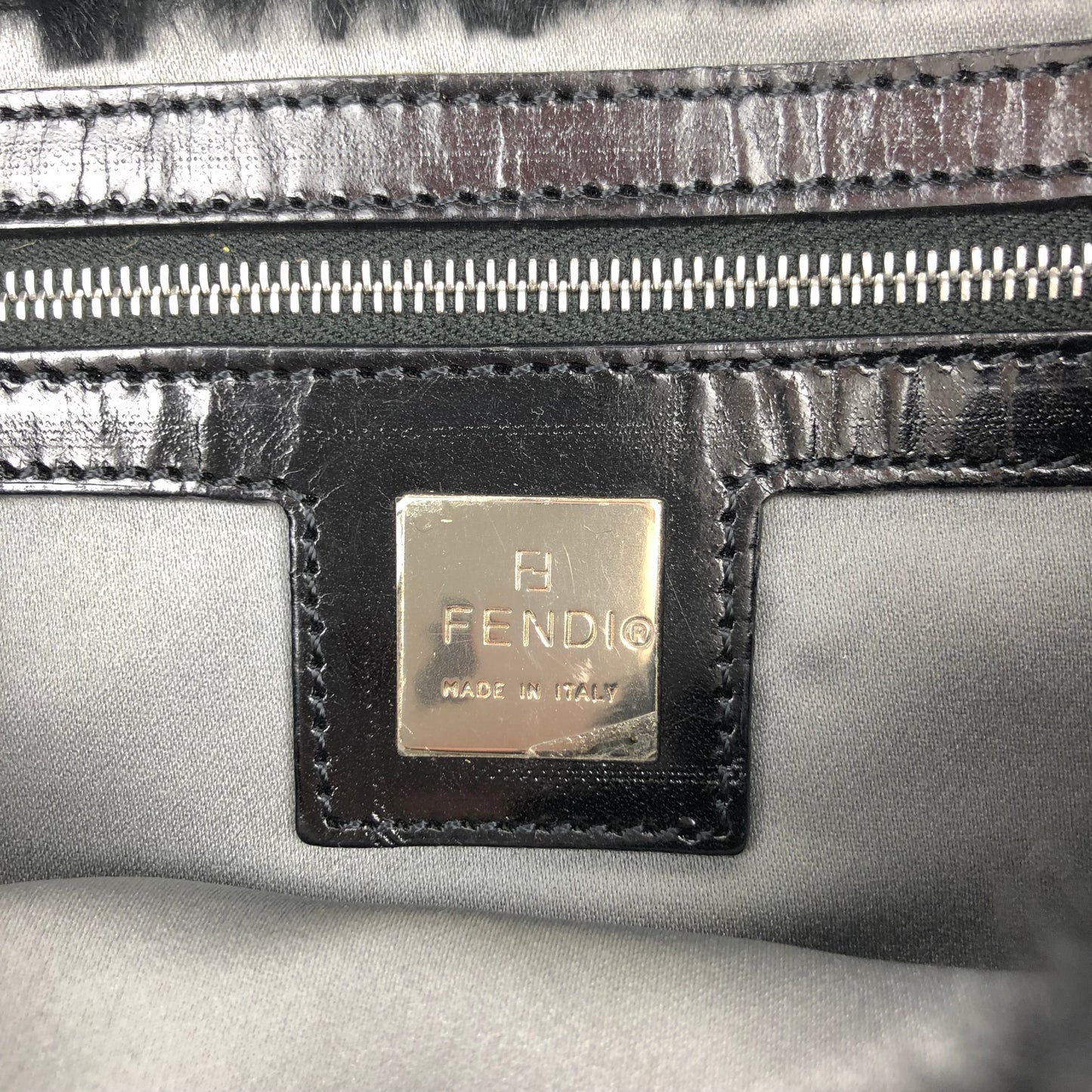 FENDI MINK FUR BAGUETTE BAG