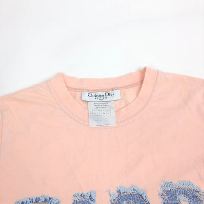 CHRISTIAN DIOR DENIM PRINT T-SHIRT