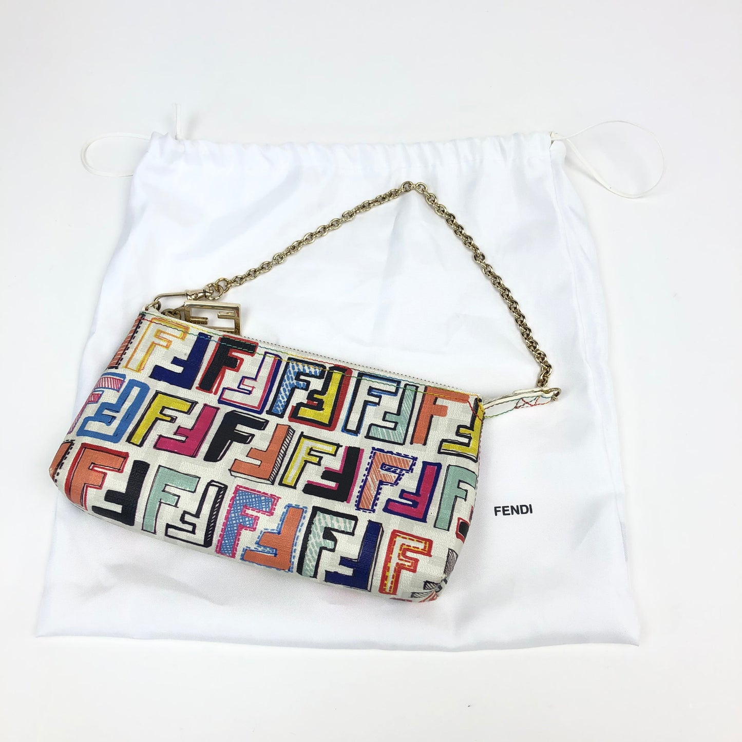 FENDI ZUCCA SHOULDER BAG