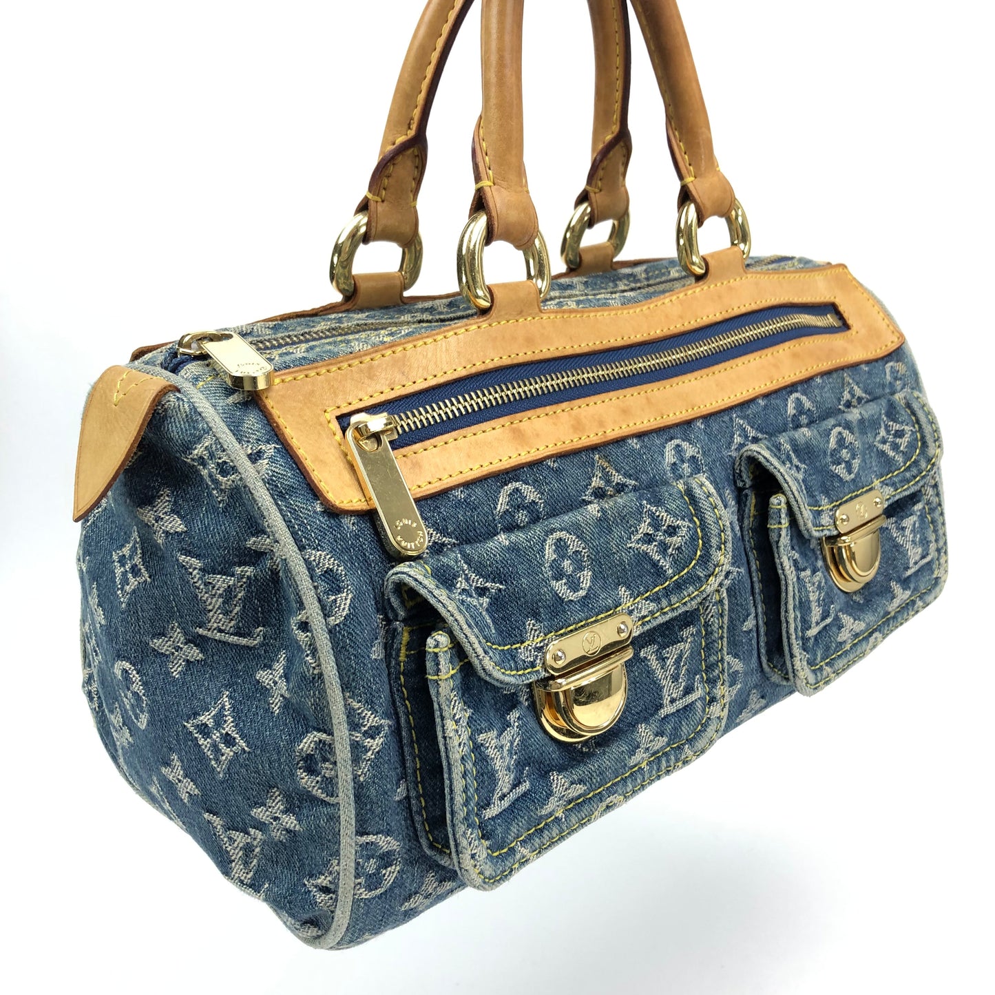 LOUIS VUITTON NEO SPEEDY DENIM BAG
