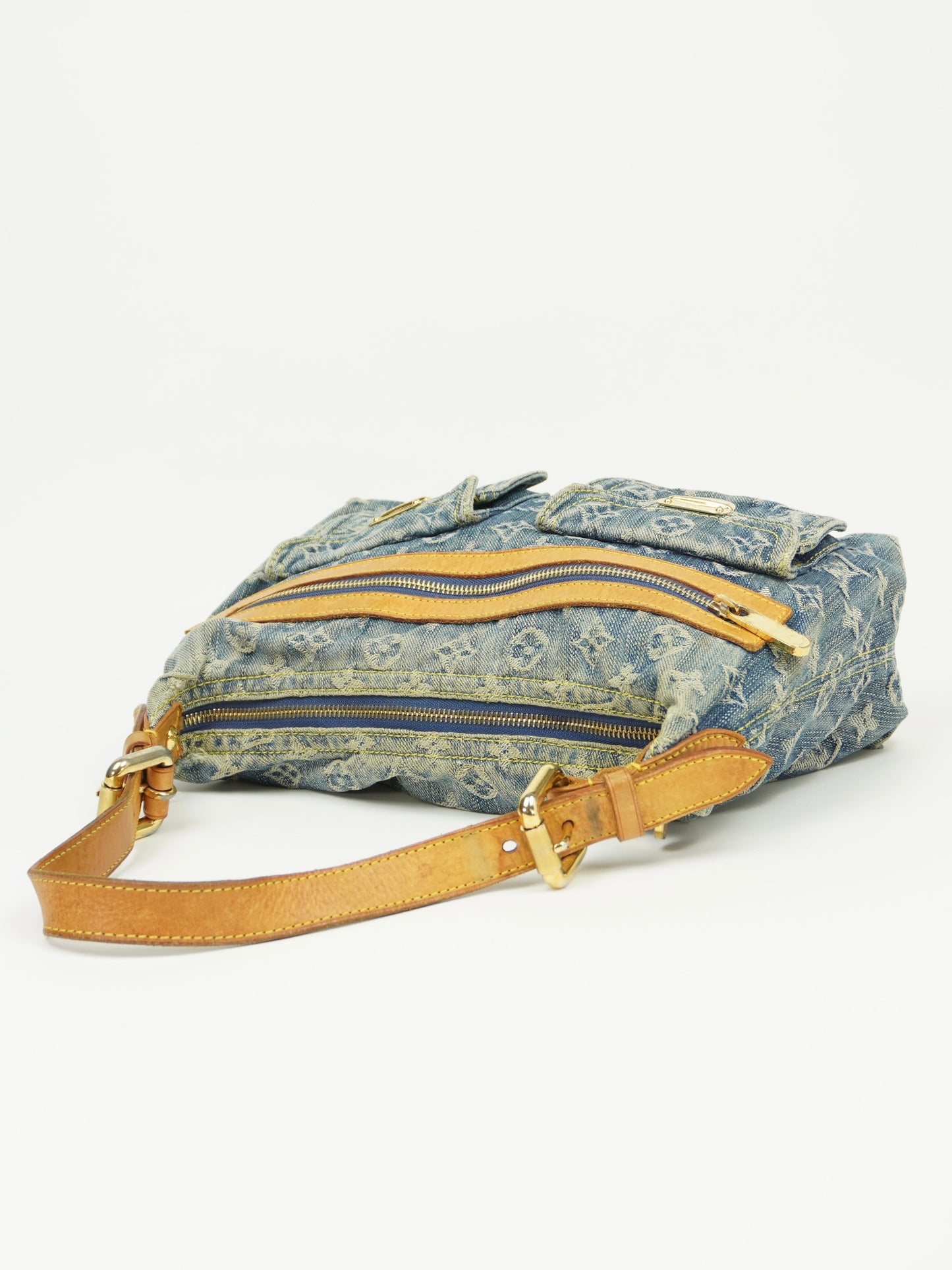 LOUIS VUITTON BAGGY PM DENIM SHOULDER BAG