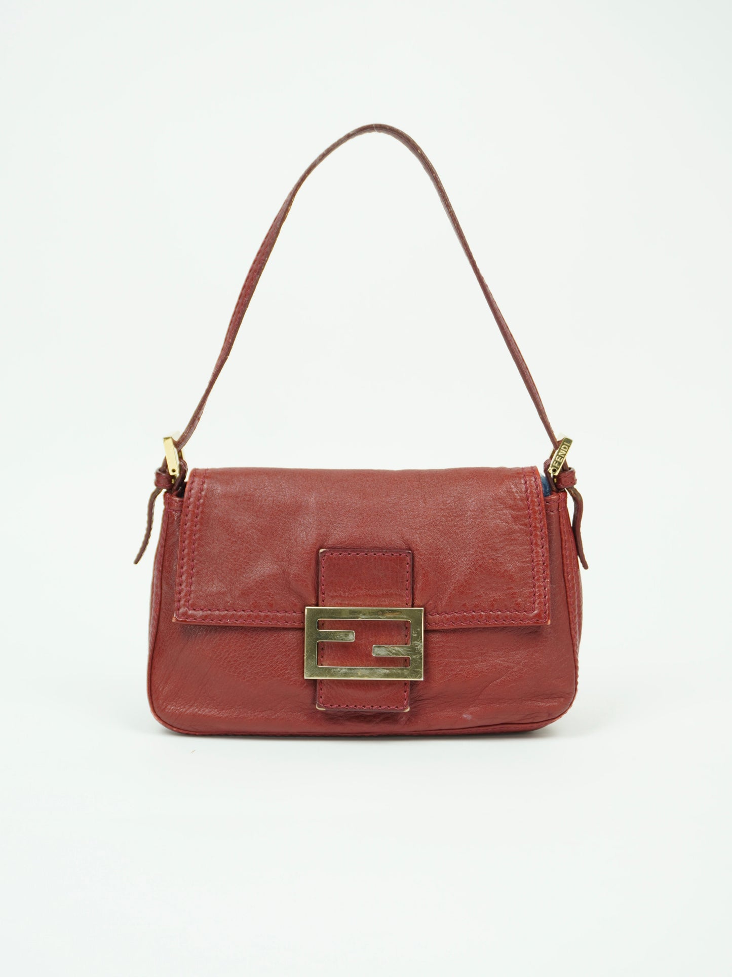 FENDI LEATHER BAGUETTE