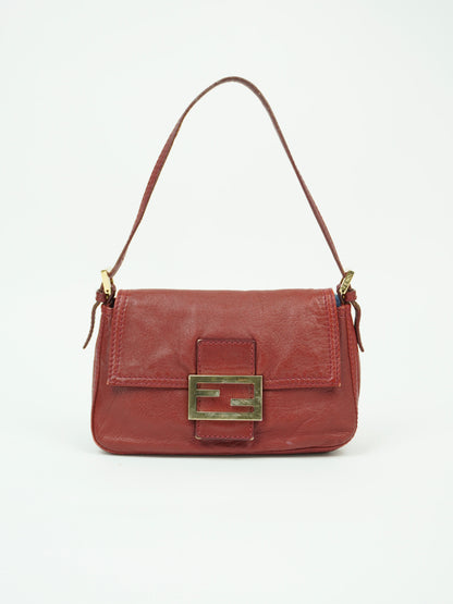 FENDI LEATHER BAGUETTE