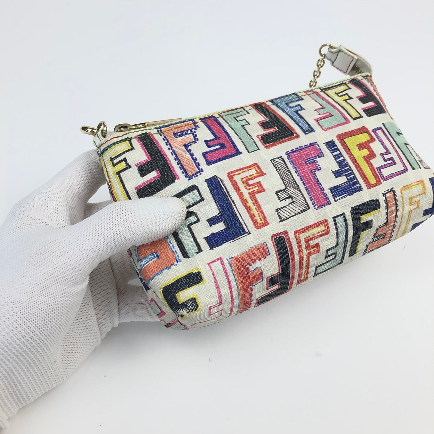 FENDI ZUCCA CHAIN BAG