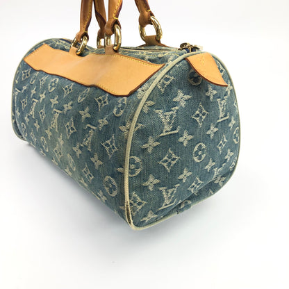 LOUIS VUITTON NEO SPEEDY DENIM BAG