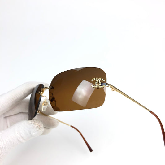 CHANEL RIMLESS SUNGLASSES
