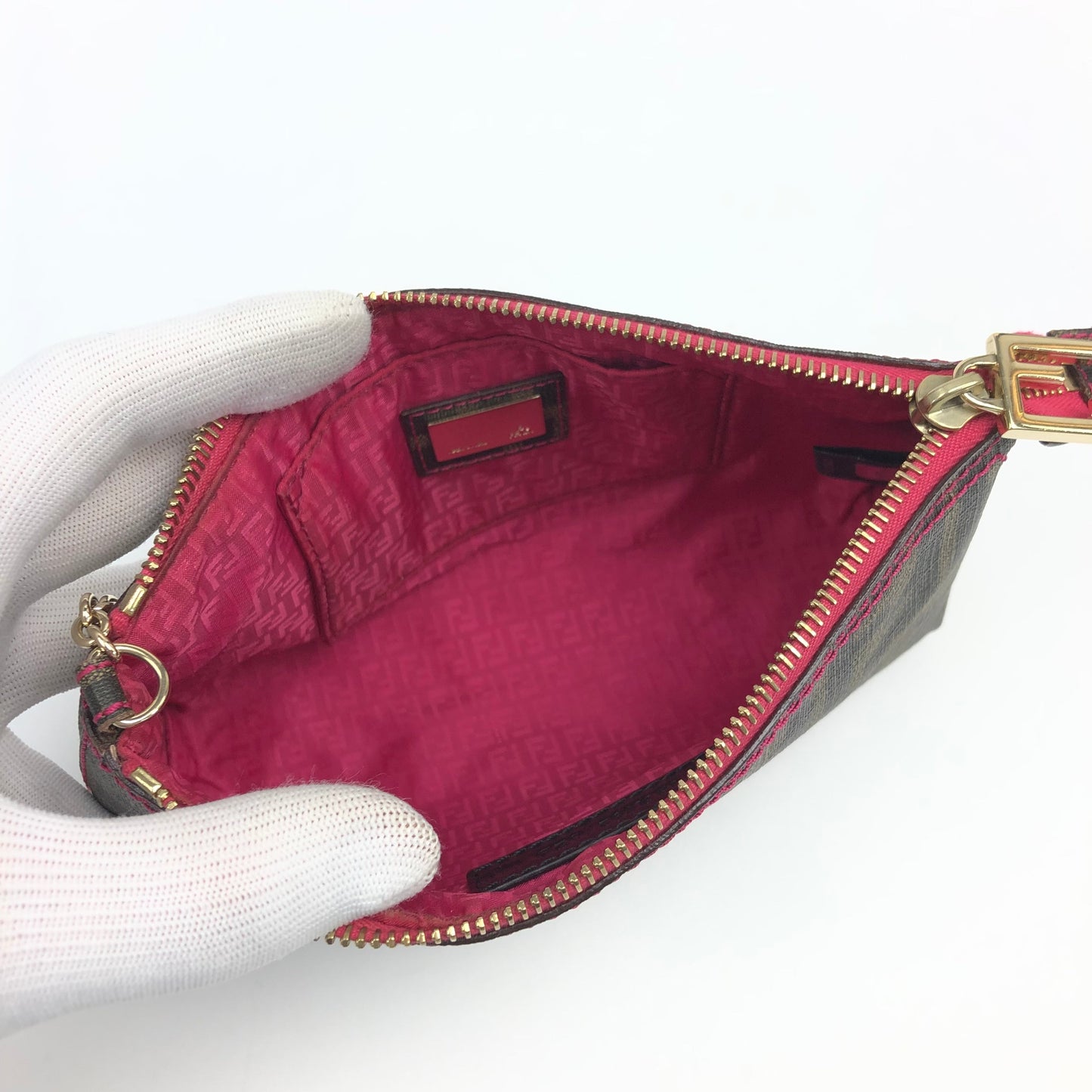 FENDI ZUCCA CHAIN BAG