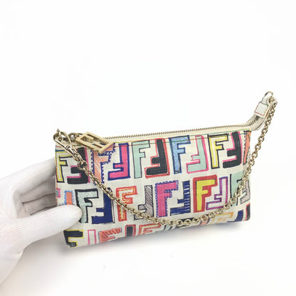 FENDI ZUCCA CHAIN BAG