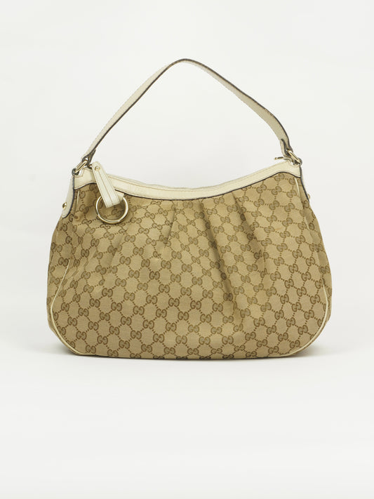 GUCCI MONOGRAM HOBO BAG