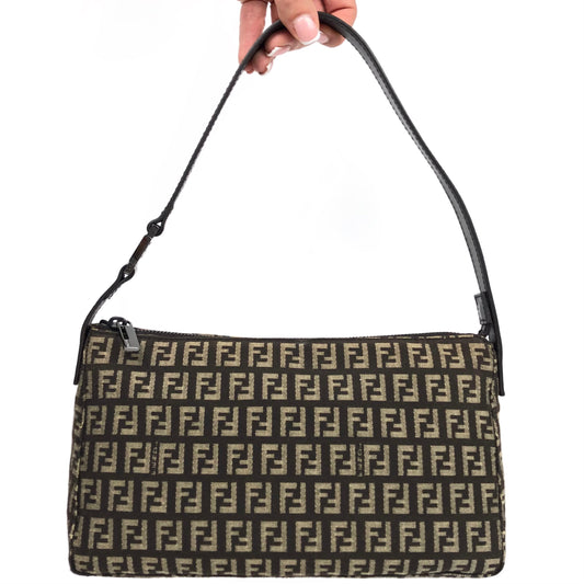 FENDI ZUCCA SHOULDER BAG