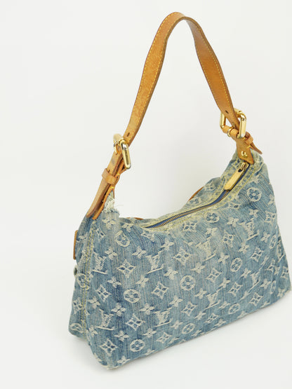 LOUIS VUITTON BAGGY PM DENIM SHOULDER BAG