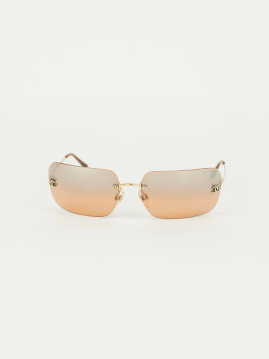 CHANEL RIMLESS SUNGLASSES