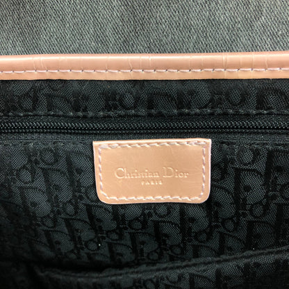 CHRISTIAN DIOR DENIM SADDLE BAG