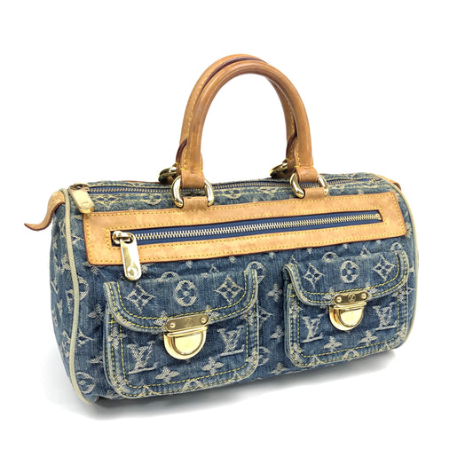 LOUIS VUITTON NEO SPEEDY DENIM BAG