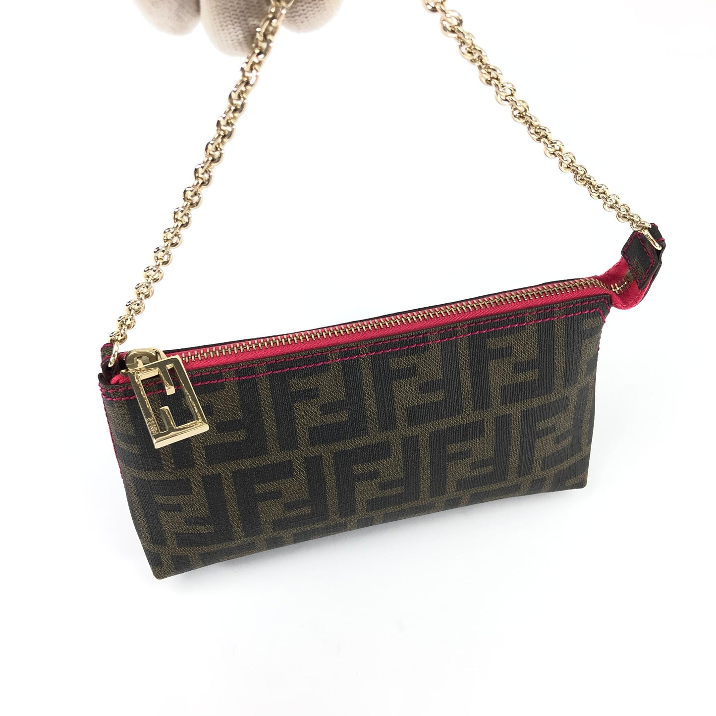 FENDI ZUCCA CHAIN BAG