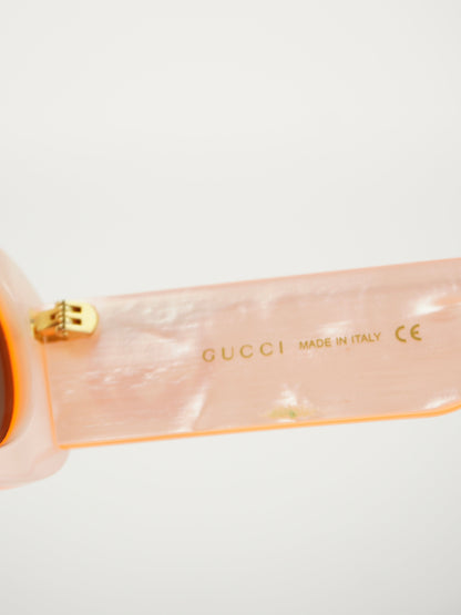 GUCCI ORANGE SUNGLASSES