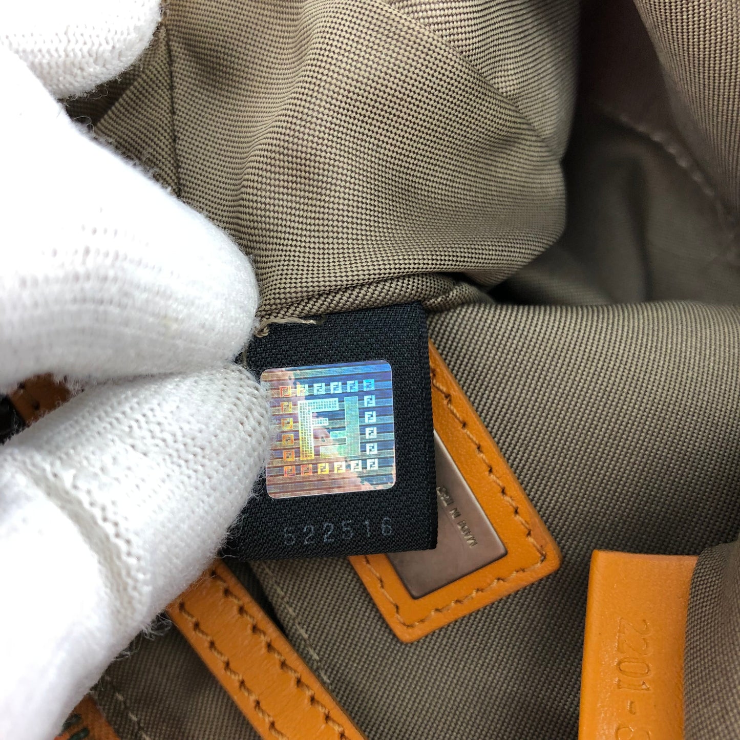 FENDI ZUCCA SHOULDER BAG