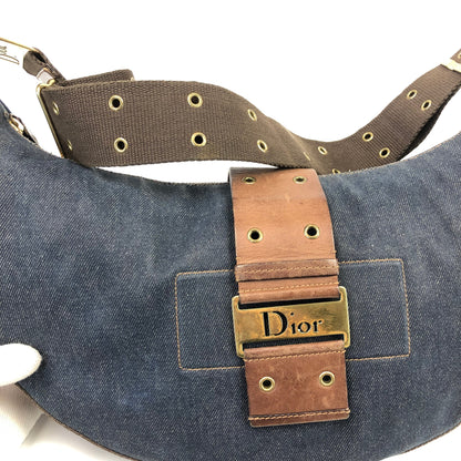 CHRISTIAN DIOR CRESCENT SHOULDER/CROSSBODY BAG