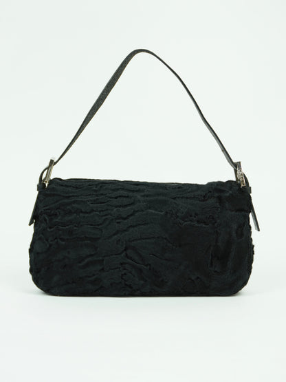 FENDI PERSIAN LAMB FUR BAGUETTE