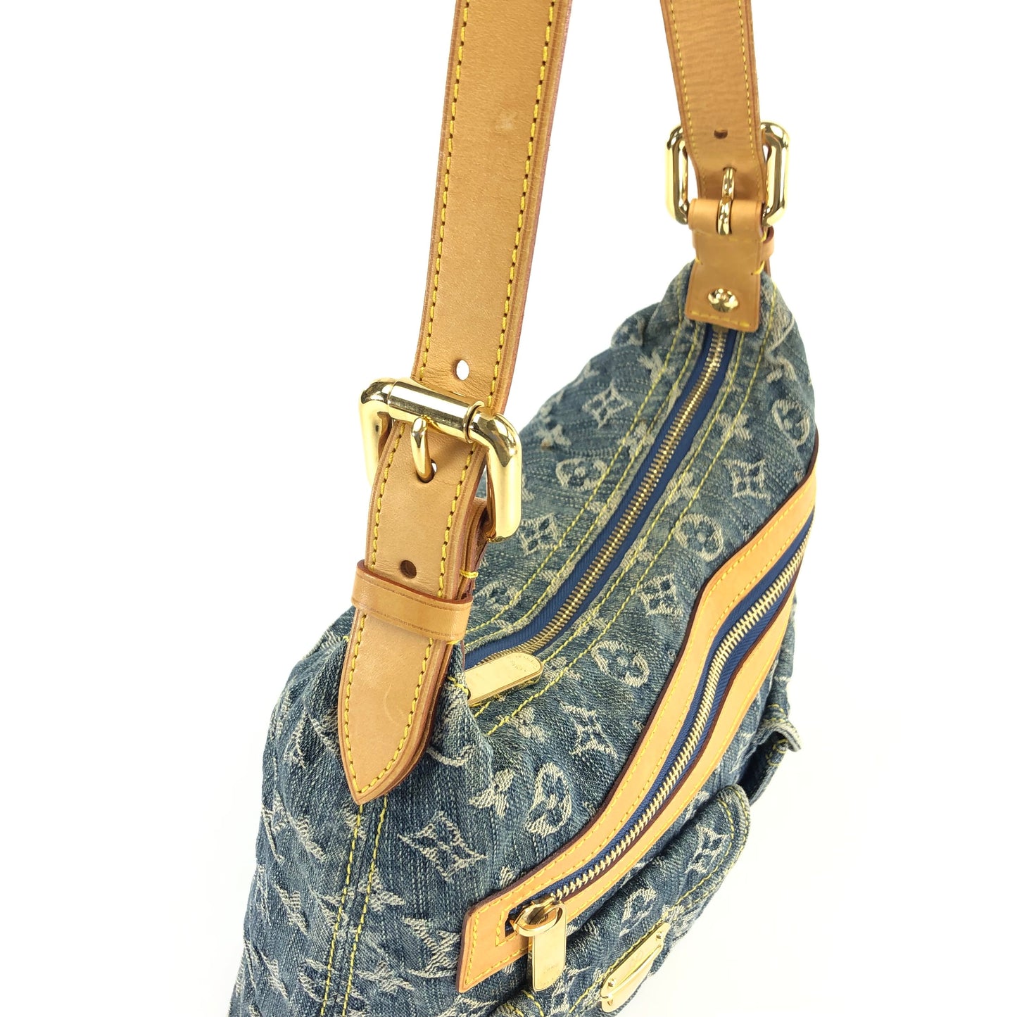 LOUIS VUITTON BAGGY PM DENIM SHOULDER BAG